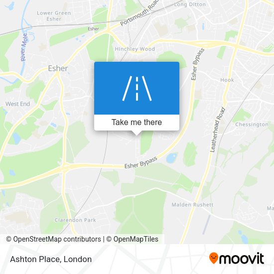 Ashton Place map