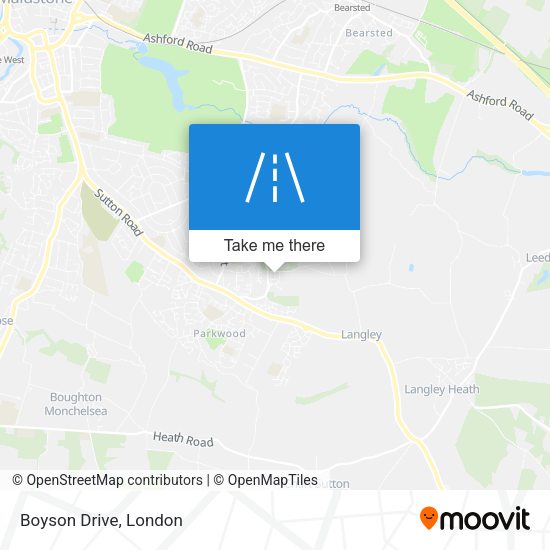 Boyson Drive map