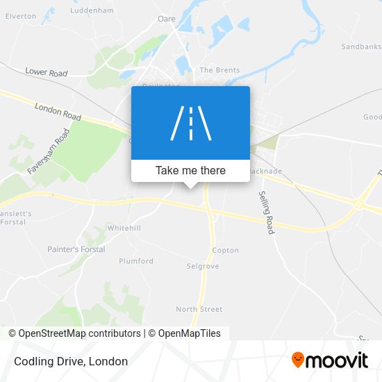 Codling Drive map