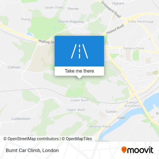 Burnt Car Climb map