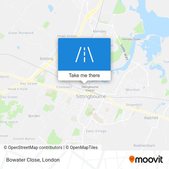 Bowater Close map
