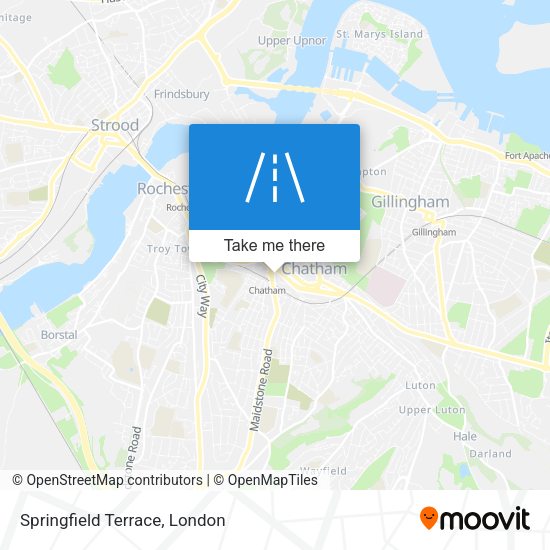 Springfield Terrace map