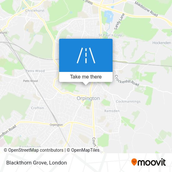 Blackthorn Grove map