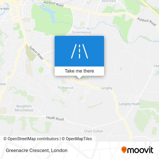 Greenacre Crescent map