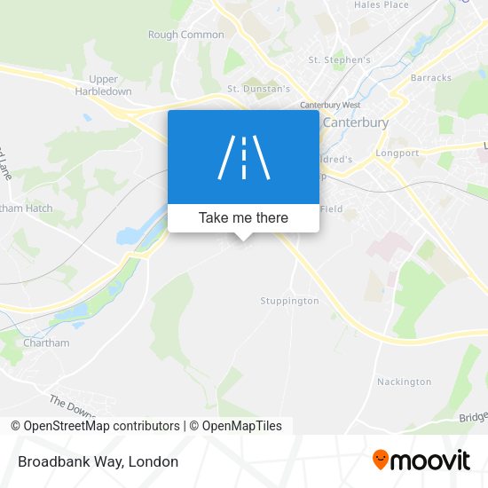 Broadbank Way map