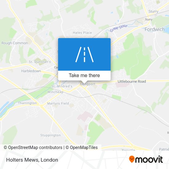 Holters Mews map