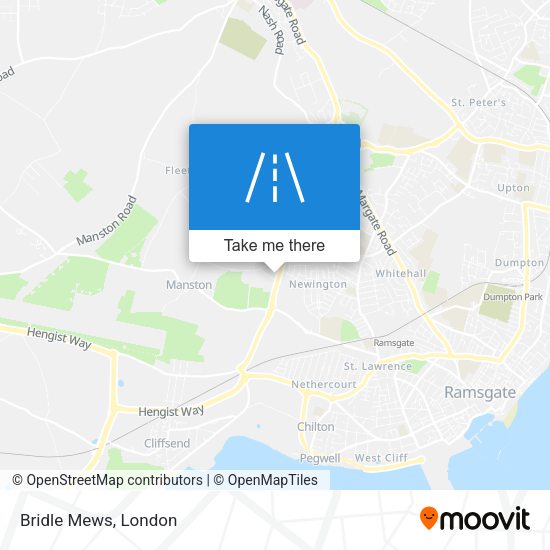 Bridle Mews map