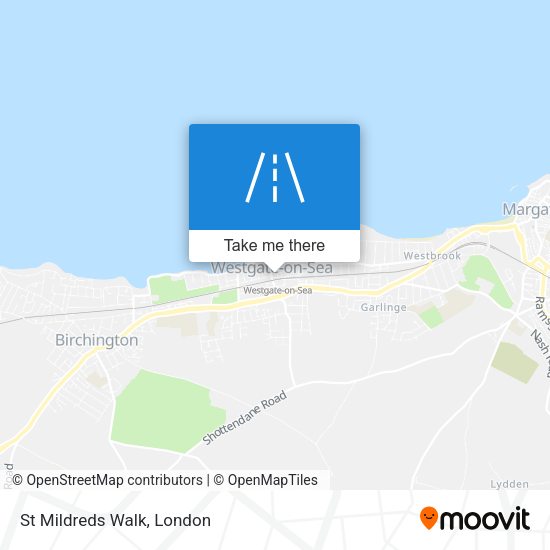 St Mildreds Walk map