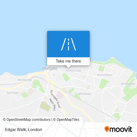 Edgar Walk map