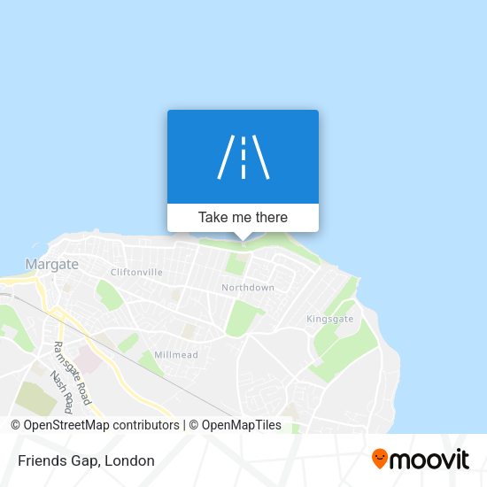 Friends Gap map