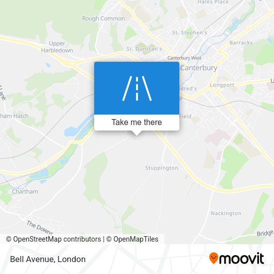 Bell Avenue map