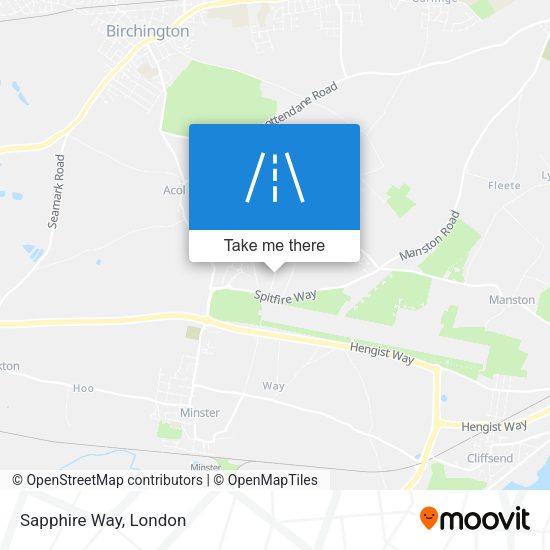 Sapphire Way map