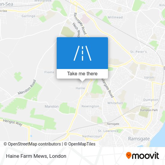 Haine Farm Mews map