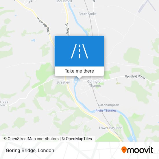 Goring Bridge map