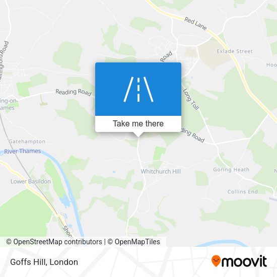 Goffs Hill map