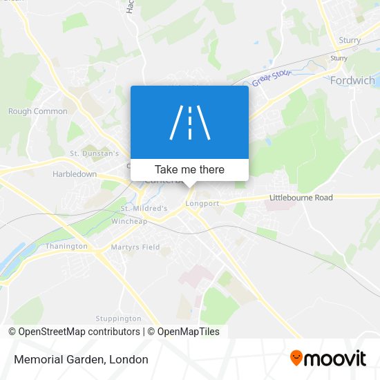 Memorial Garden map