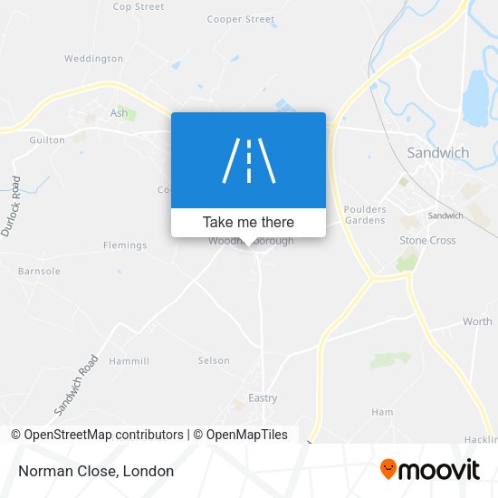 Norman Close map