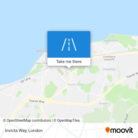 Invicta Way map