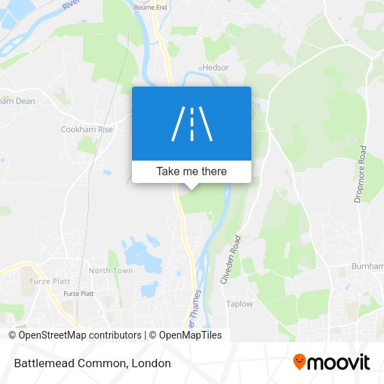Battlemead Common map