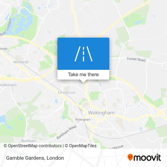 Gamble Gardens map
