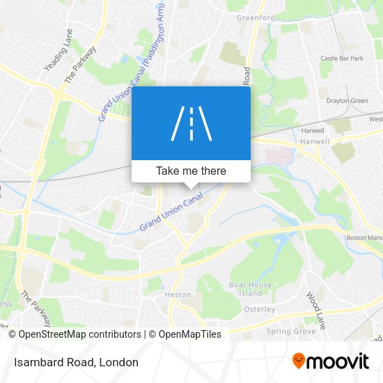 Isambard Road map