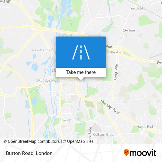 Burton Road map