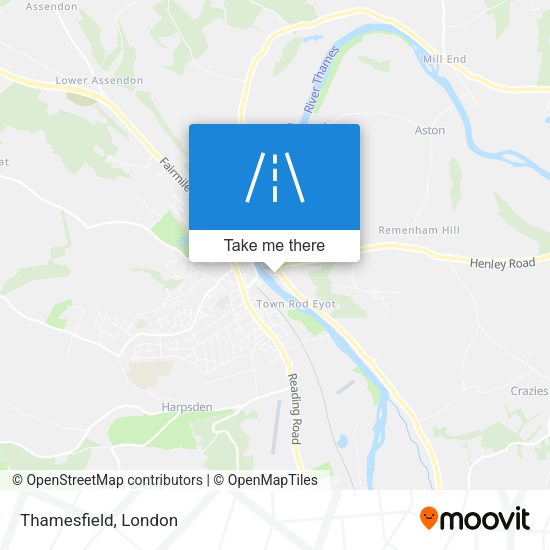 Thamesfield map