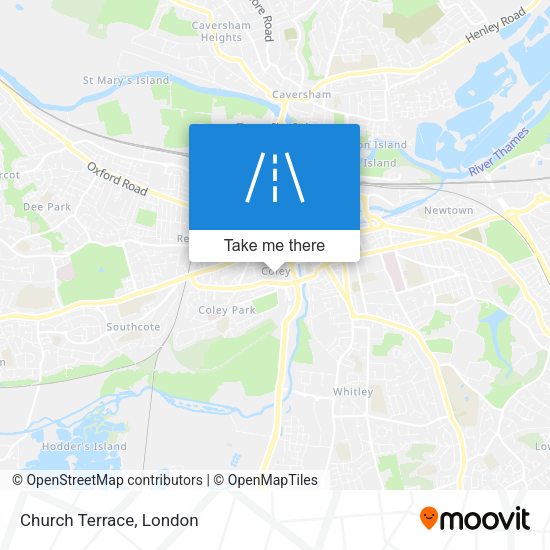 Church Terrace map