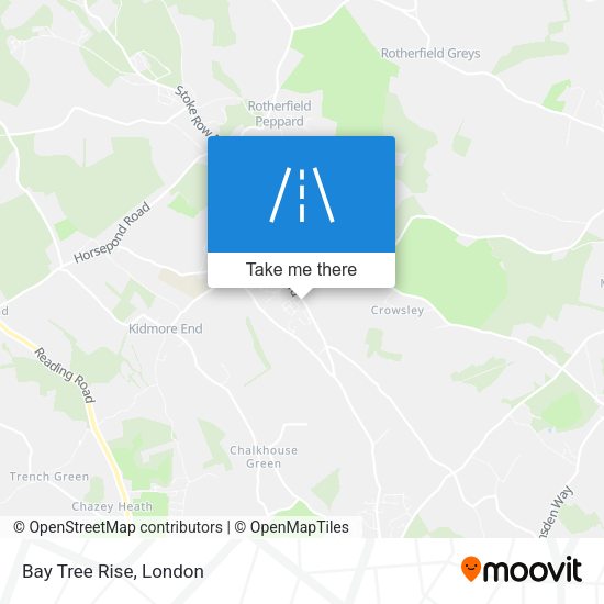 Bay Tree Rise map