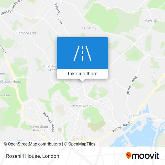 Rosehill House map