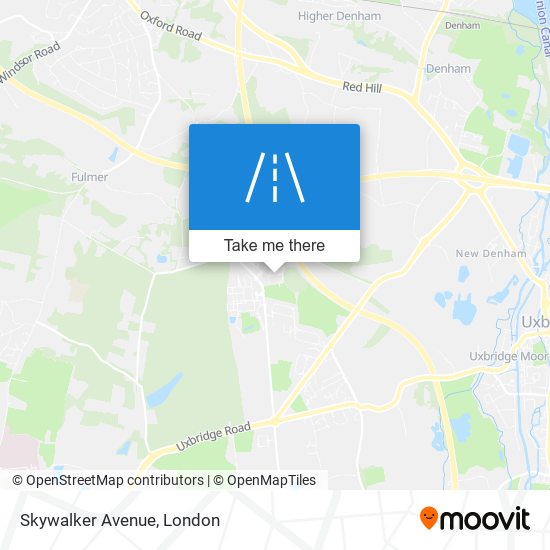 Skywalker Avenue map