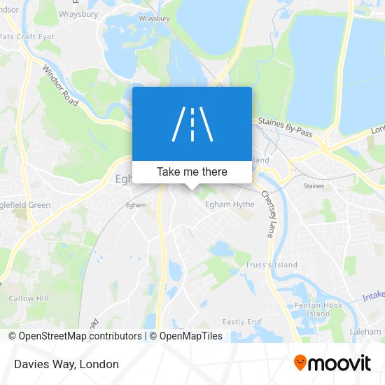 Davies Way map