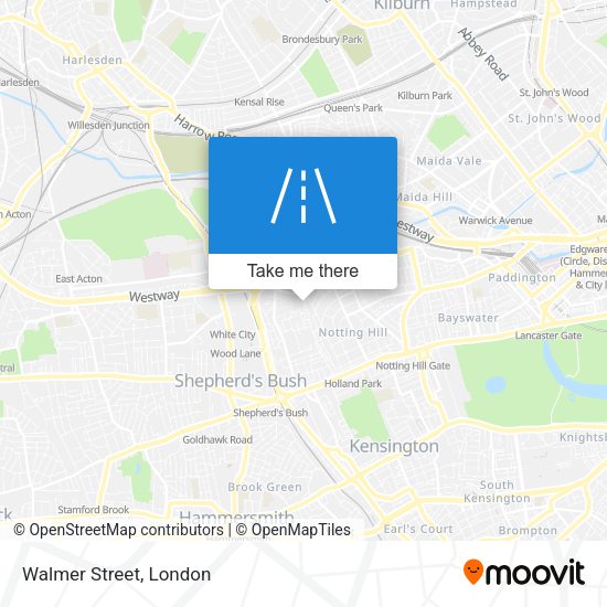 Walmer Street map