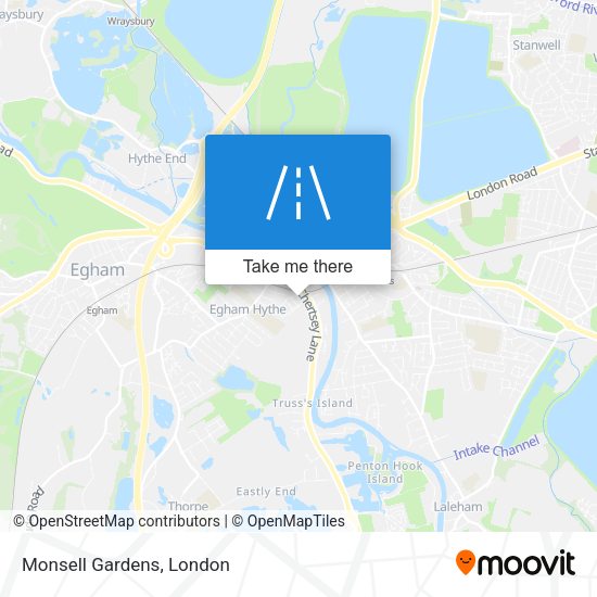 Monsell Gardens map