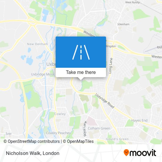 Nicholson Walk map