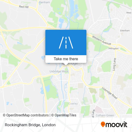 Rockingham Bridge map