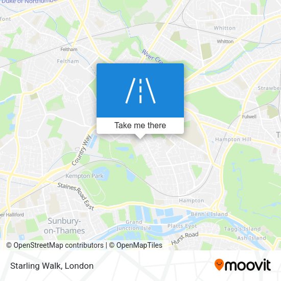 Starling Walk map