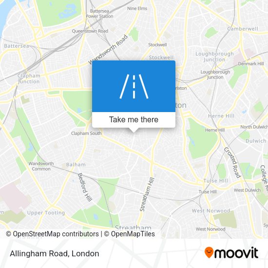 Allingham Road map