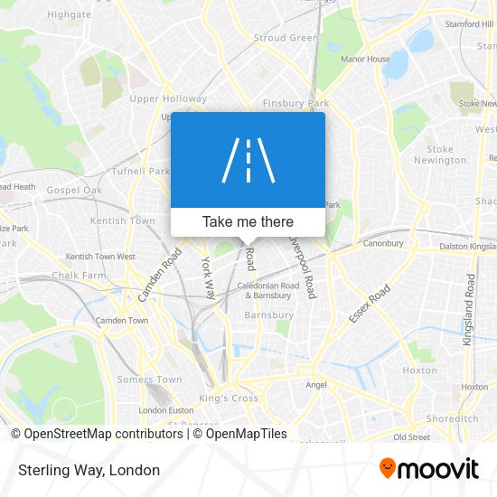 Sterling Way map