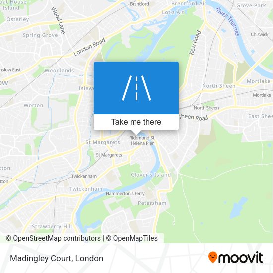 Madingley Court map