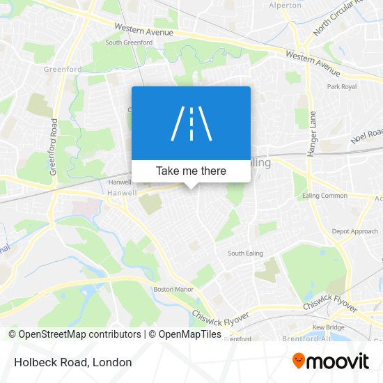 Holbeck Road map