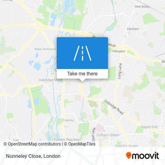 Nunneley Close map