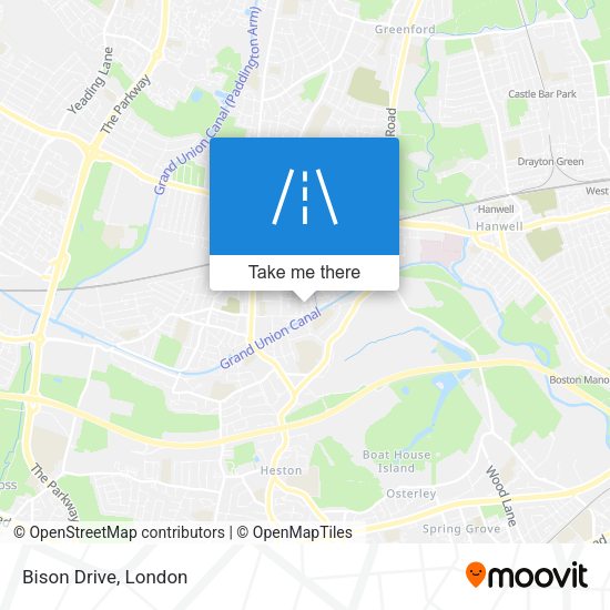 Bison Drive map