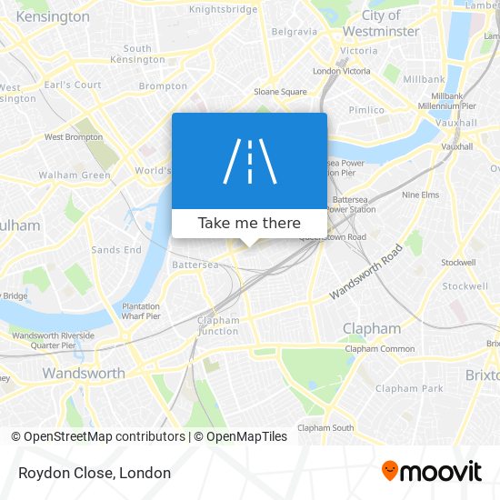 Roydon Close map