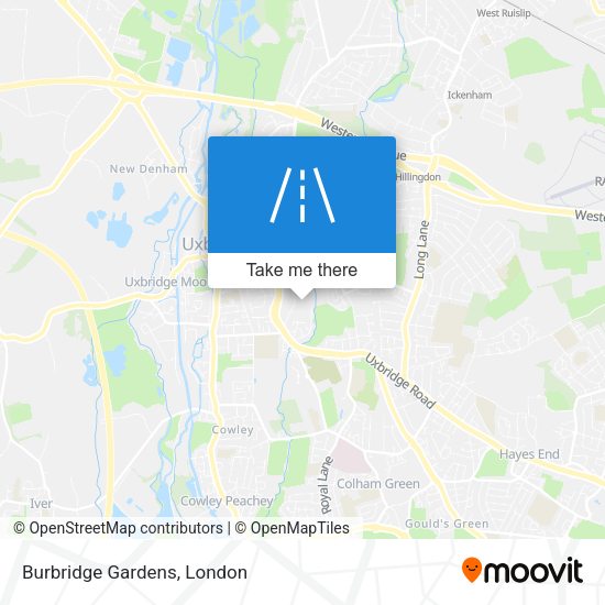 Burbridge Gardens map