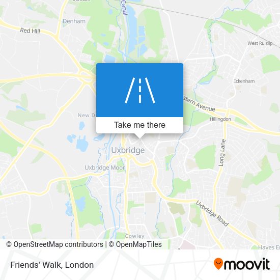 Friends' Walk map