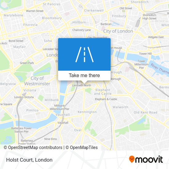Holst Court map