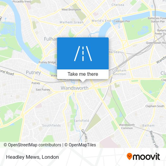 Headley Mews map