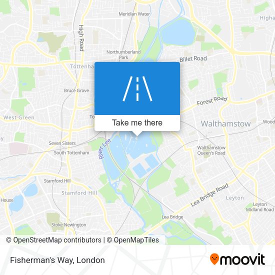 Fisherman's Way map