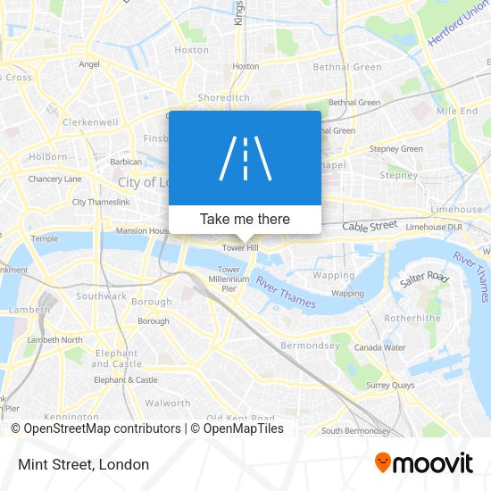 Mint Street map